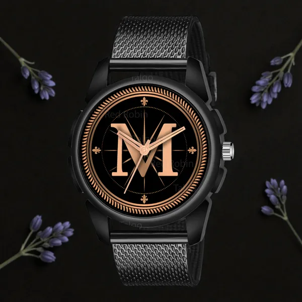 Sky_Mart_Analog_Round_Black_Dialbet_M_Design_Stylish_Black_Silicone_Strap_Classic_Design_Fancy_Wrist_Watch_For_Men_And_Boys