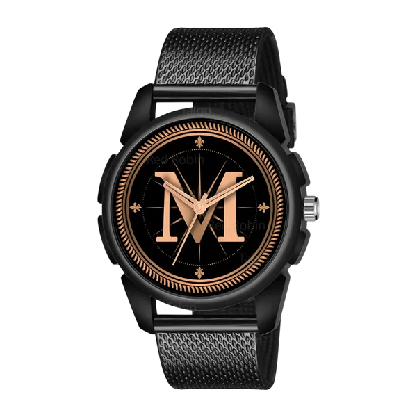 Sky_Mart_Analog_Round_Black_Dialbet_M_Design_Stylish_Black_Silicone_Strap_Classic_Design_Fancy_Wrist_Watch_For_Men_And_Boys