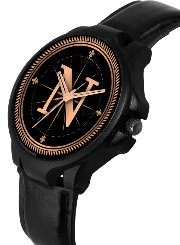 Sky_Mart_Analog_Round_Black_Dialbet_N_Design_Stylish_Black_Leather_Strap_Classic_Design_Fancy_Wrist_Watch_For_Men_And_Boys