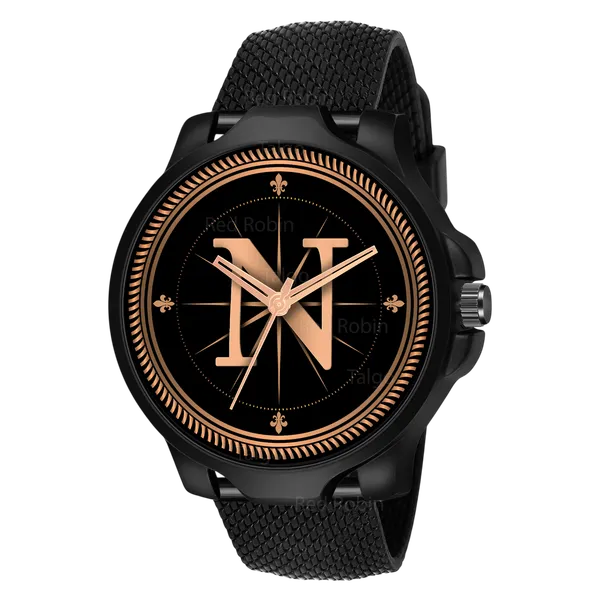 Sky_Mart_Analog_Round_Black_Dialbet_N_Design_Stylish_Black_Silicone_Strap_Classic_Design_Fancy_Wrist_Watch_For_Men_And_Boys
