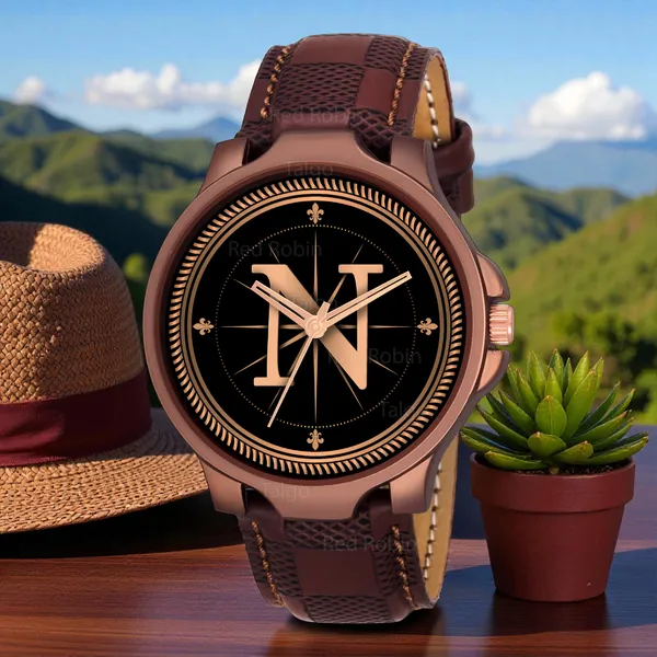 Sky_Mart_Analog_Round_Black_Dialbet_N_Design_Stylish_Brown_Leather_Strap_Classic_Design_Fancy_Wrist_Watch_For_Men_And_Boys