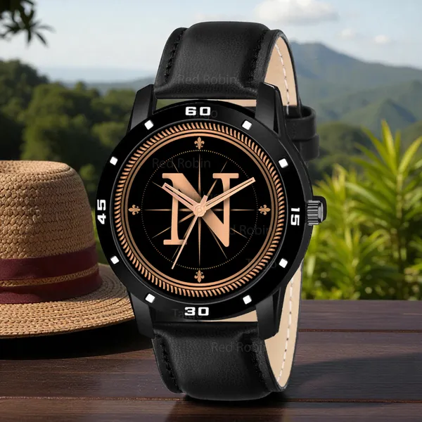 Sky_Mart_Analog_Round_Black_Dialbet_N_Design_Stylish_Black_Leather_Strap_Classic_Design_Fancy_Wrist_Watch_For_Men_And_Boys