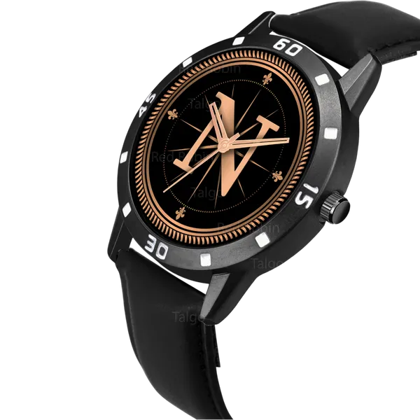 Sky_Mart_Analog_Round_Black_Dialbet_N_Design_Stylish_Black_Leather_Strap_Classic_Design_Fancy_Wrist_Watch_For_Men_And_Boys