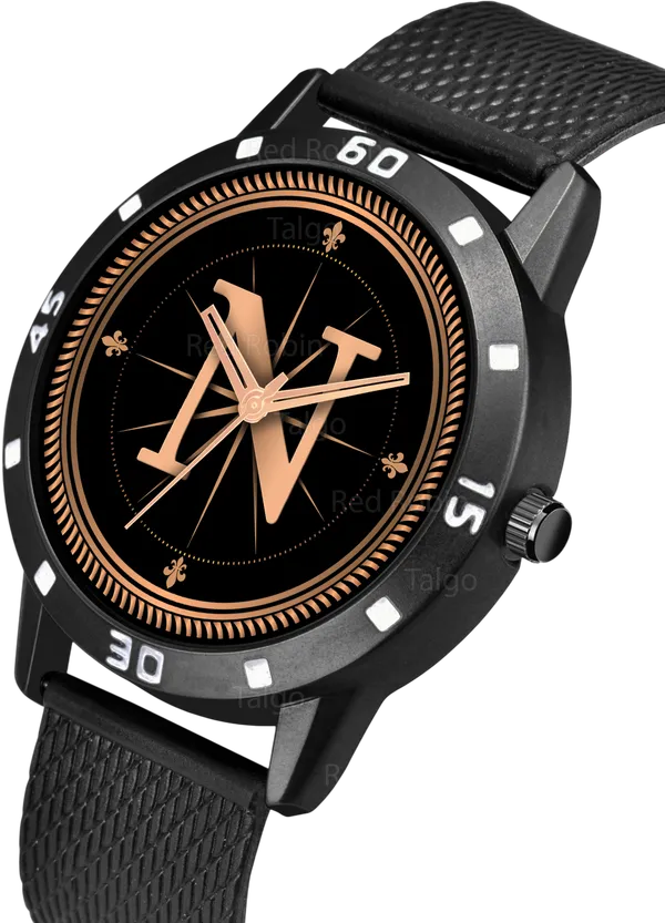 Sky_Mart_Analog_Round_Black_Dialbet_N_Design_Stylish_Black_Silicone_Strap_Classic_Design_Fancy_Wrist_Watch_For_Men_And_Boys