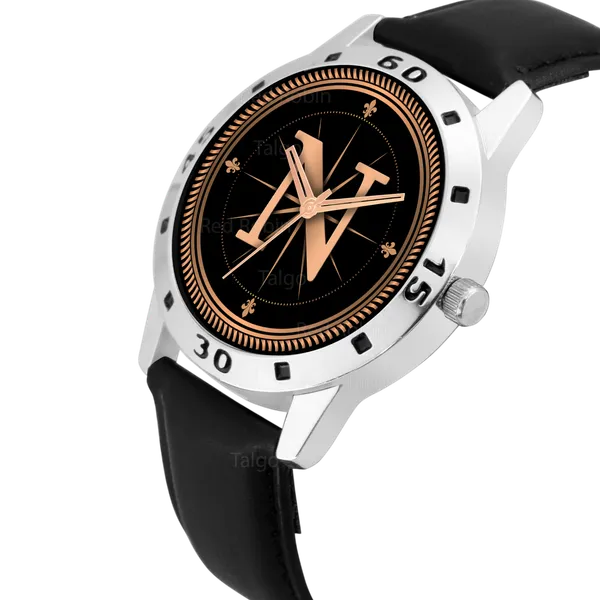 Sky_Mart_Analog_Round_Black_Dialbet_N_Design_Stylish_Black_Leather_Strap_Classic_Design_Fancy_Wrist_Watch_For_Men_And_Boys