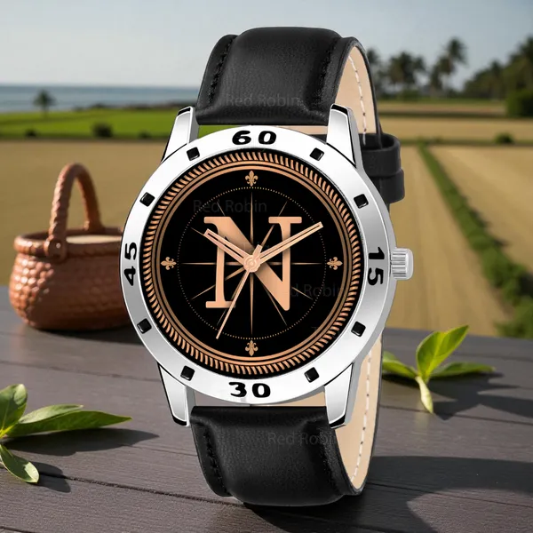 Sky_Mart_Analog_Round_Black_Dialbet_N_Design_Stylish_Black_Leather_Strap_Classic_Design_Fancy_Wrist_Watch_For_Men_And_Boys