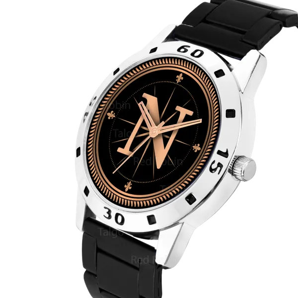 Sky_Mart_Analog_Round_Black_Dialbet_N_Design_Stylish_Black_Silicone_Strap_Classic_Design_Fancy_Wrist_Watch_For_Men_And_Boys