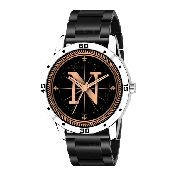 Sky_Mart_Analog_Round_Black_Dialbet_N_Design_Stylish_Black_Silicone_Strap_Classic_Design_Fancy_Wrist_Watch_For_Men_And_Boys
