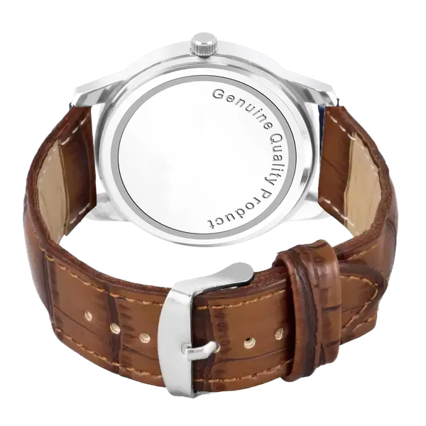 Sky_Mart_Analog_Round_Black_Dialbet_N_Design_Stylish_Brown_Leather_Strap_Classic_Design_Fancy_Wrist_Watch_For_Men_And_Boys