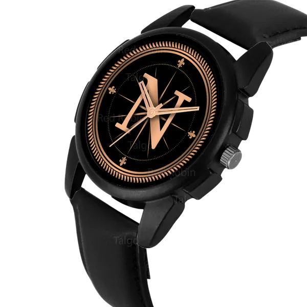 Sky_Mart_Analog_Round_Black_Dialbet_N_Design_Stylish_Black_Leather_Strap_Classic_Design_Fancy_Wrist_Watch_For_Men_And_Boys