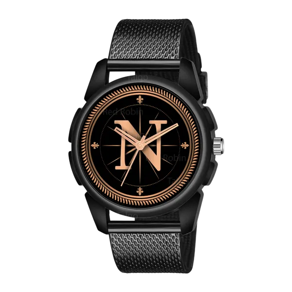 Sky_Mart_Analog_Round_Black_Dialbet_N_Design_Stylish_Black_Silicone_Strap_Classic_Design_Fancy_Wrist_Watch_For_Men_And_Boys