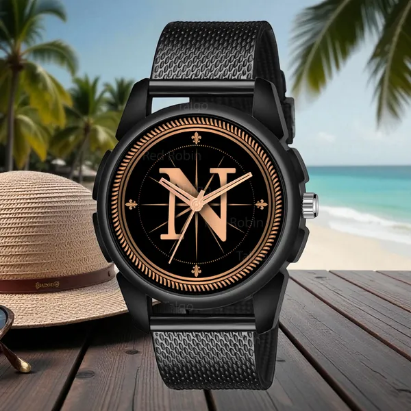 Sky_Mart_Analog_Round_Black_Dialbet_N_Design_Stylish_Black_Silicone_Strap_Classic_Design_Fancy_Wrist_Watch_For_Men_And_Boys