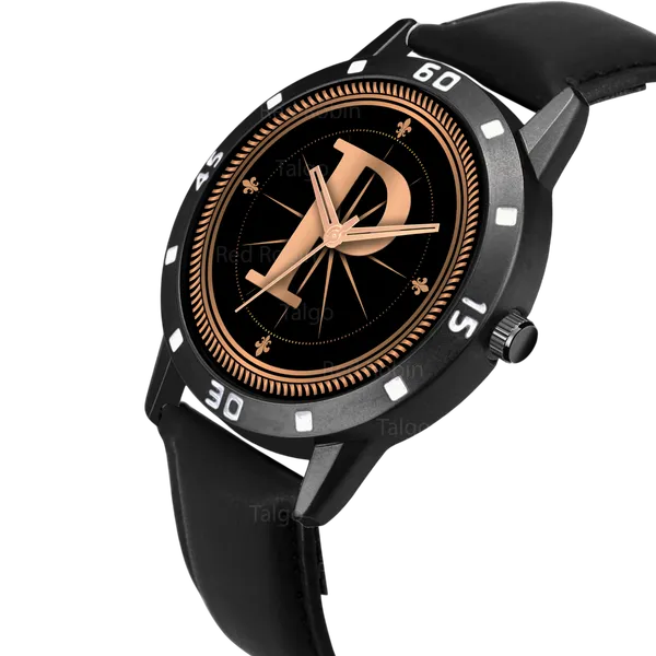 Sky_Mart_Analog_Round_Black_Dialbet_P_Design_Stylish_Black_Leather_Strap_Classic_Design_Fancy_Wrist_Watch_For_Men_And_Boys
