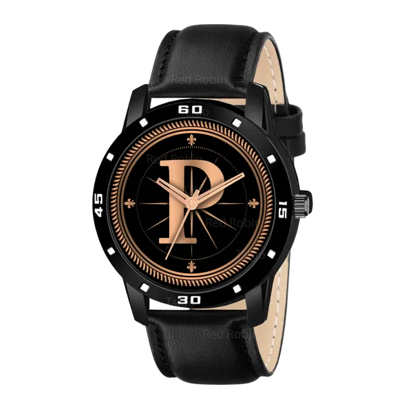 Sky_Mart_Analog_Round_Black_Dialbet_P_Design_Stylish_Black_Leather_Strap_Classic_Design_Fancy_Wrist_Watch_For_Men_And_Boys