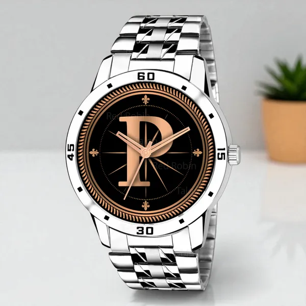 Sky_Mart_Analog_Round_Black_Dialbet_P_Design_Stylish_Silver_Stainless_Steel_Strap_Classic_Design_Fancy_Wrist_Watch_For_Men_And_Boys