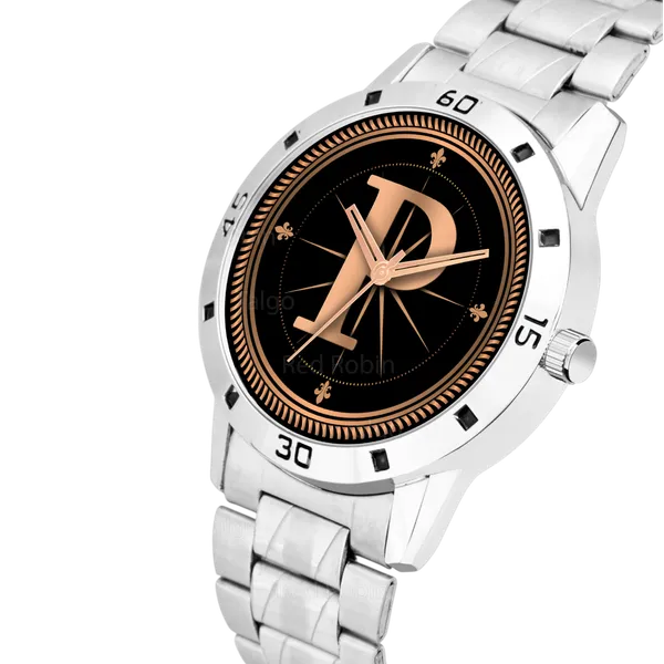 Sky_Mart_Analog_Round_Black_Dialbet_P_Design_Stylish_Silver_Stainless_Steel_Strap_Classic_Design_Fancy_Wrist_Watch_For_Men_And_Boys