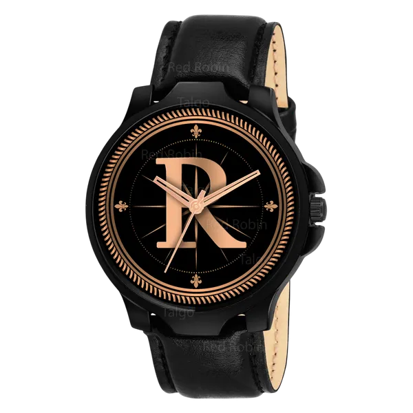 Sky_Mart_Analog_Round_Black_Dialbet_R_Design_Stylish_Black_Leather_Strap_Classic_Design_Fancy_Wrist_Watch_For_Men_And_Boys