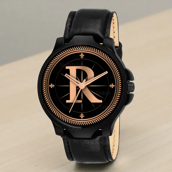 Sky_Mart_Analog_Round_Black_Dialbet_R_Design_Stylish_Black_Leather_Strap_Classic_Design_Fancy_Wrist_Watch_For_Men_And_Boys