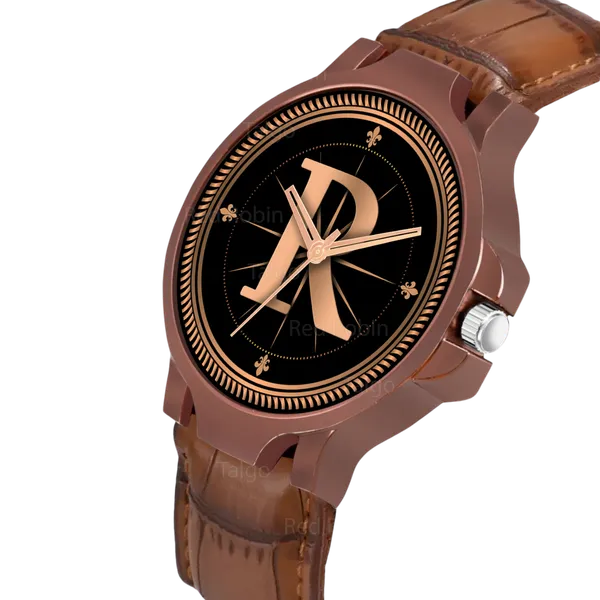 Sky_Mart_Analog_Round_Black_Dialbet_R_Design_Stylish_Brown_Leather_Strap_Classic_Design_Fancy_Wrist_Watch_For_Men_And_Boys
