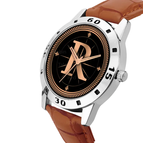 Sky_Mart_Analog_Round_Black_Dialbet_R_Design_Stylish_Beige_Leather_Strap_Classic_Design_Fancy_Wrist_Watch_For_Men_And_Boys