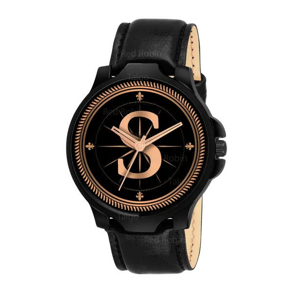 Sky_Mart_Analog_Round_Black_Dialbet_S_Design_Stylish_Black_Leather_Strap_Classic_Design_Fancy_Wrist_Watch_For_Men_And_Boys