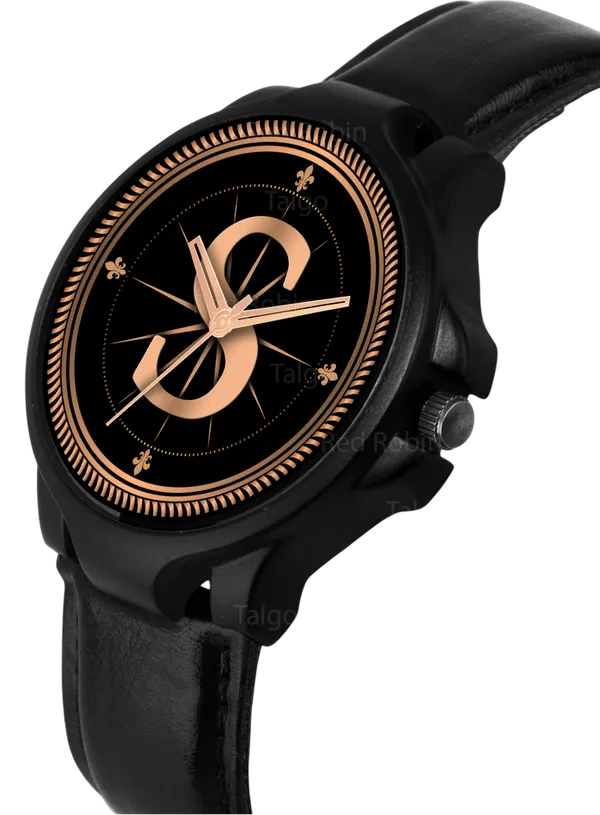 Sky_Mart_Analog_Round_Black_Dialbet_S_Design_Stylish_Black_Leather_Strap_Classic_Design_Fancy_Wrist_Watch_For_Men_And_Boys