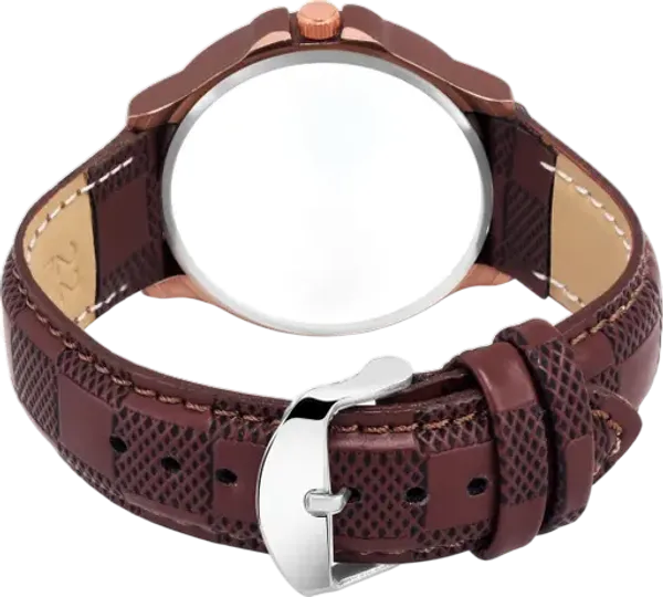 Sky_Mart_Analog_Round_Black_Dialbet_S_Design_Stylish_Brown_Leather_Strap_Classic_Design_Fancy_Wrist_Watch_For_Men_And_Boys