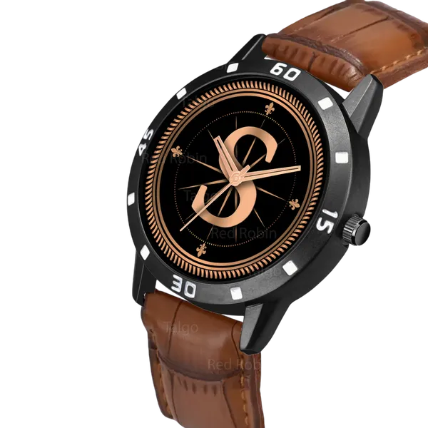 Sky_Mart_Analog_Round_Black_Dialbet_S_Design_Stylish_Brown_Leather_Strap_Classic_Design_Fancy_Wrist_Watch_For_Men_And_Boys