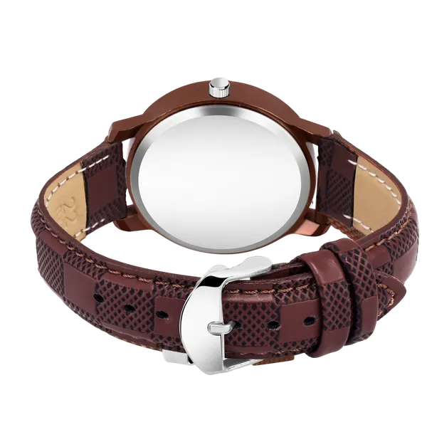Sky_Mart_Analog_Round_Black_Dialbet_S_Design_Stylish_Brown_Leather_Strap_Classic_Design_Fancy_Wrist_Watch_For_Men_And_Boys