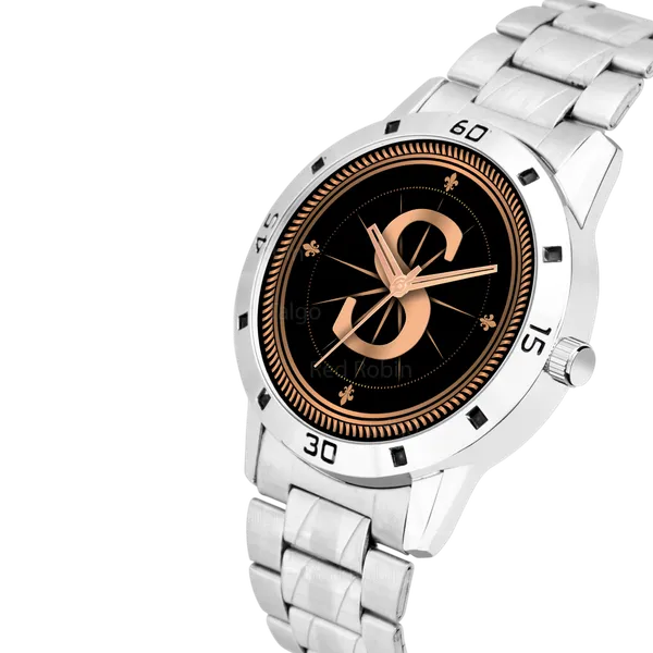 Sky_Mart_Analog_Round_Black_Dialbet_S_Design_Stylish_Silver_Stainless_Steel_Strap_Classic_Design_Fancy_Wrist_Watch_For_Men_And_Boys