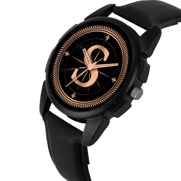 Sky_Mart_Analog_Round_Black_Dialbet_S_Design_Stylish_Black_Leather_Strap_Classic_Design_Fancy_Wrist_Watch_For_Men_And_Boys