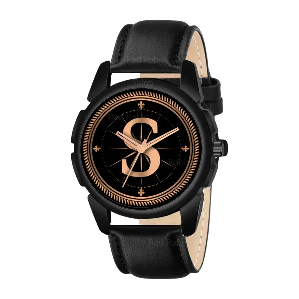 Sky_Mart_Analog_Round_Black_Dialbet_S_Design_Stylish_Black_Leather_Strap_Classic_Design_Fancy_Wrist_Watch_For_Men_And_Boys