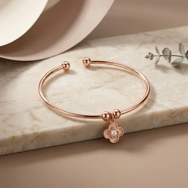 Rose_Gold_Alloy_Hanging_Bracelet_For_Women