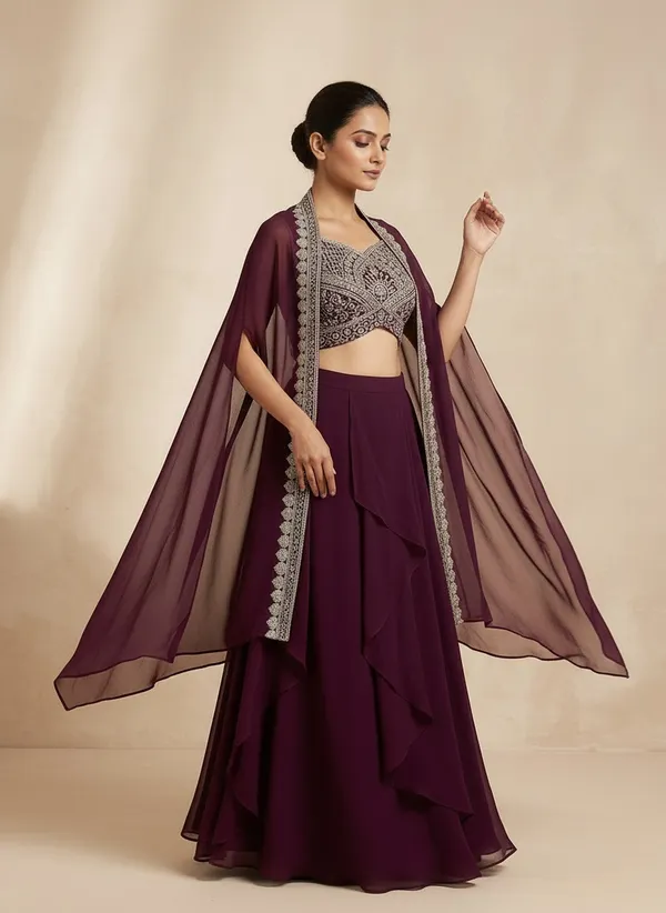 Purple_Embroidered_Flared_Ethnic_Set_for_Women