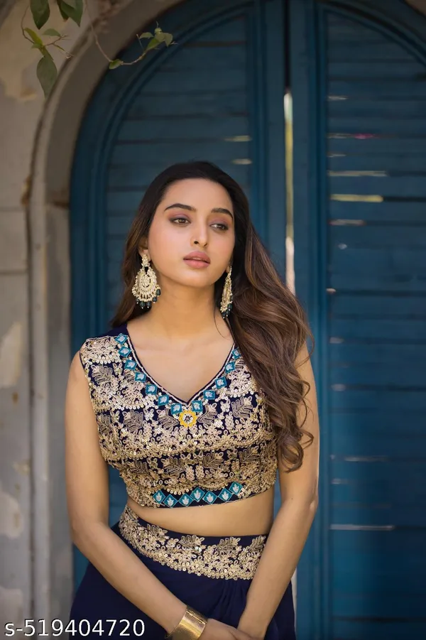 Navy_Embroidered_Lehenga_Set_for_Women