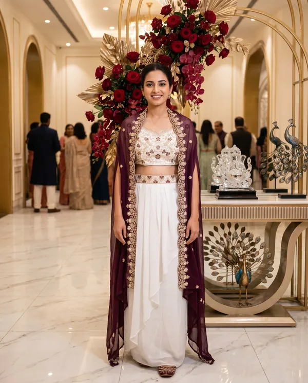 Purple_And_White_Embroidered_Lehenga_Choli_Set_for_Women