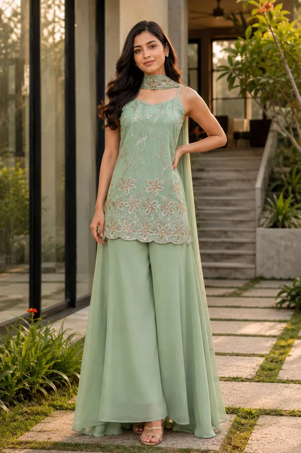 Mint_Green_Embroidered_Kurti_Plazo_Dupatta_Set_for_Women
