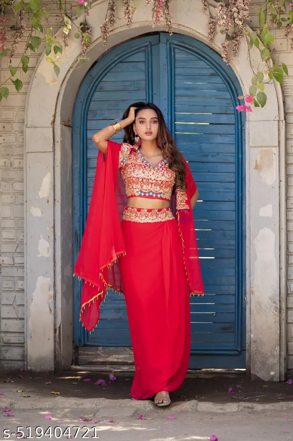 Red_Embroidered_Lehenga_Choli_For_Women