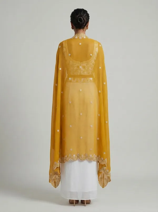 Mustard_Embroidered_Lehenga_Style_Set_for_Women