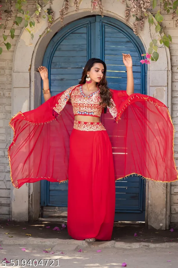 Red_Embroidered_Lehenga_Choli_For_Women
