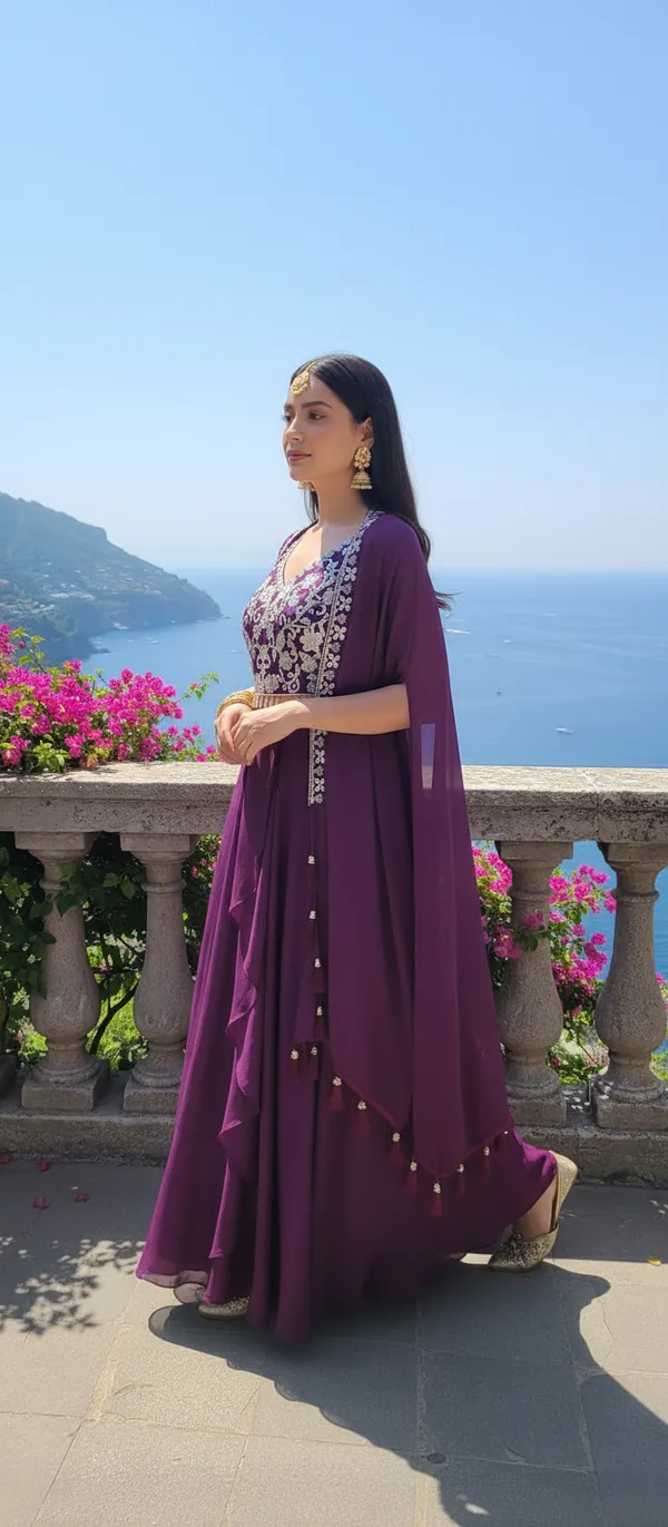 Wine_Embroidered_Top_bottom_and_Dupatta_set_for_Women