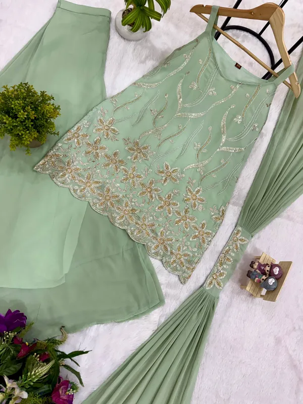 Mint_Green_Embroidered_Kurti_Plazo_Dupatta_Set_for_Women