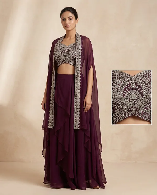 Purple_Embroidered_Flared_Ethnic_Set_for_Women