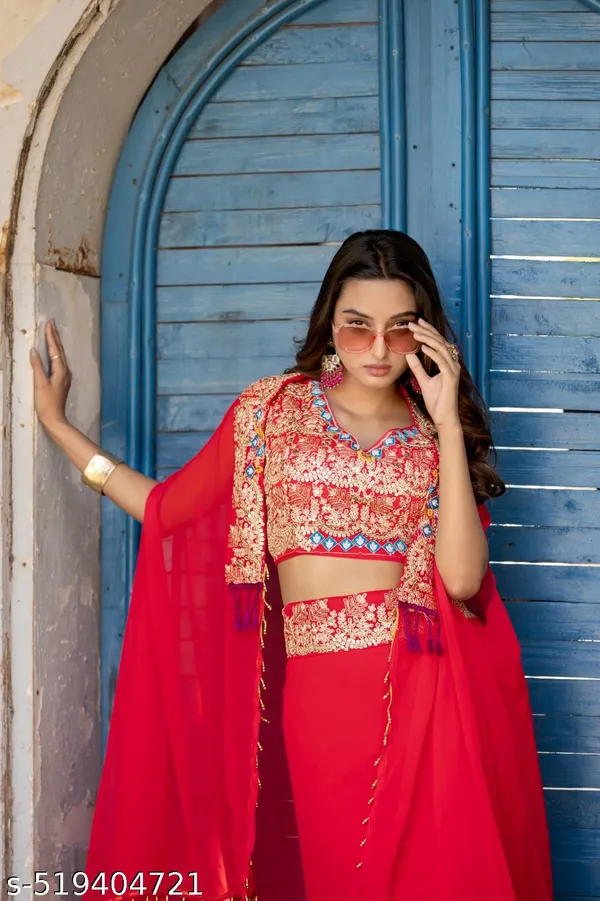 Red_Embroidered_Lehenga_Choli_For_Women