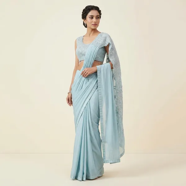 Sky_Blue_Rangoli_Silk_Embellished_Saree_With_Stitched_Blouse_For_Women