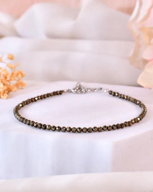 Black_Pyrite_Stone_Metal_Alloy_Anklet_For_Women