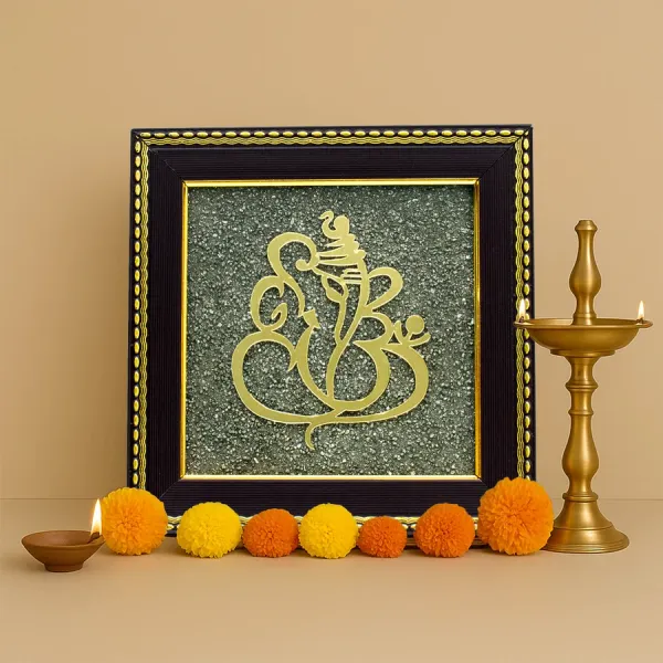 Ganesh_Ji_On_Row_Pyrite_Frame