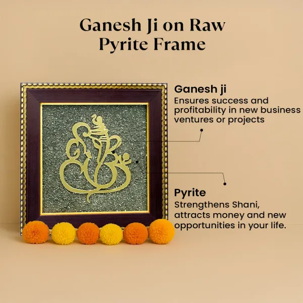 Ganesh_Ji_On_Row_Pyrite_Frame