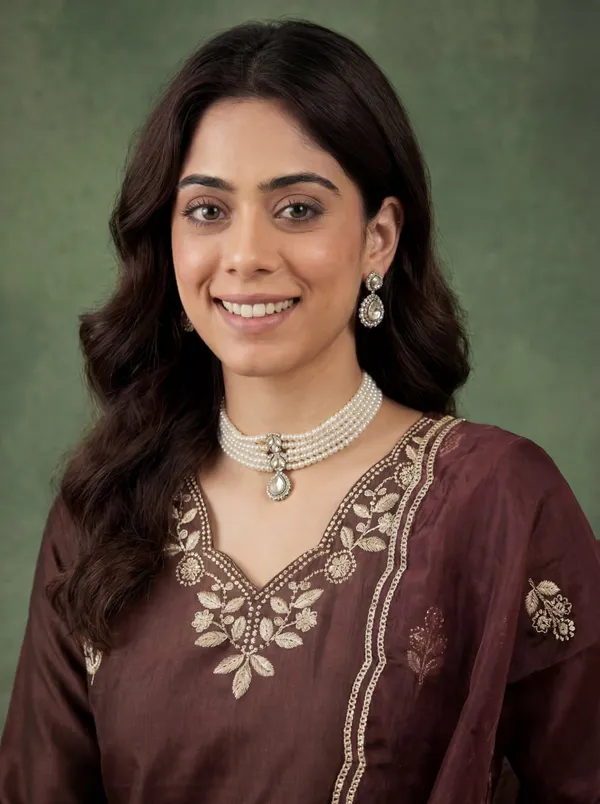 Cotton_Blend_Women_Kurti_With_Dupatta_And_Bottomwear