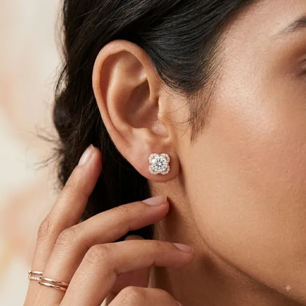 Rose_Gold_Sterling_Silver_Floral_Crystal_Stud_Earrings_For_Women